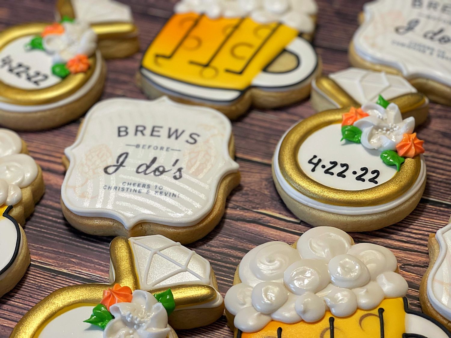 BRIDAL HAND DECORATED COOKIES