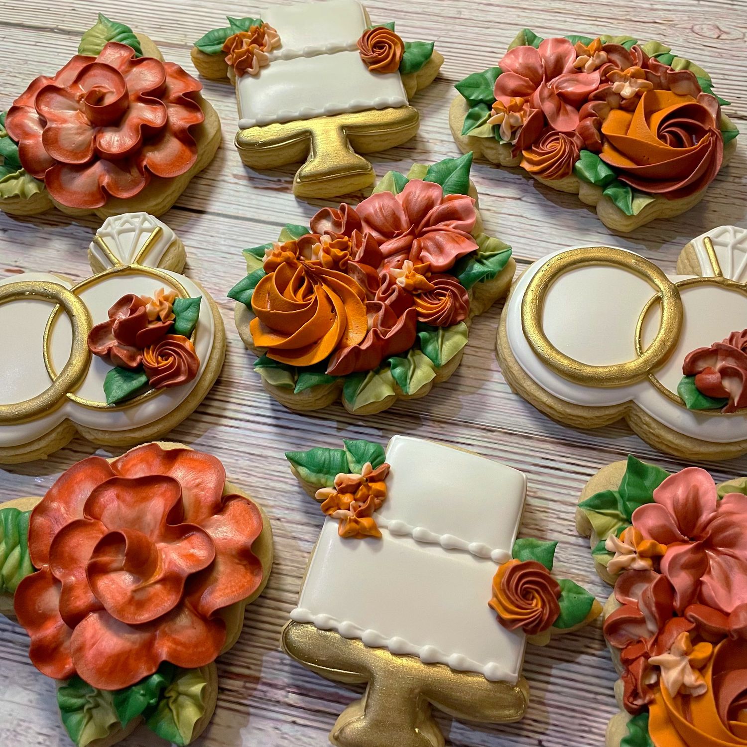 BRIDAL HAND DECORATED COOKIES