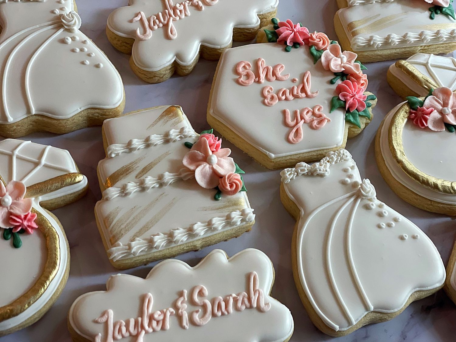 BRIDAL HAND DECORATED COOKIES
