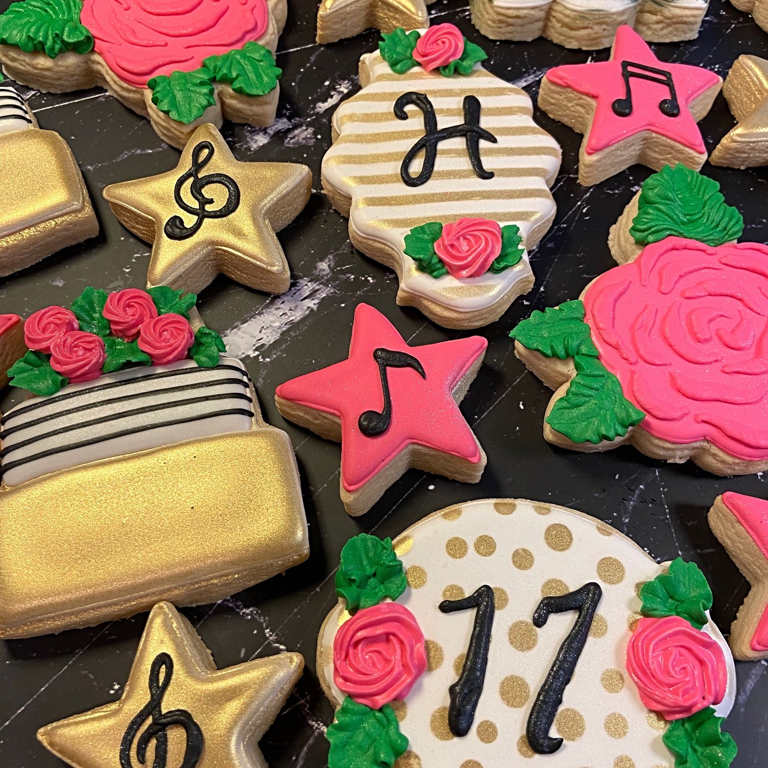 BIRTHDAY HAND DECORATED COOKIES