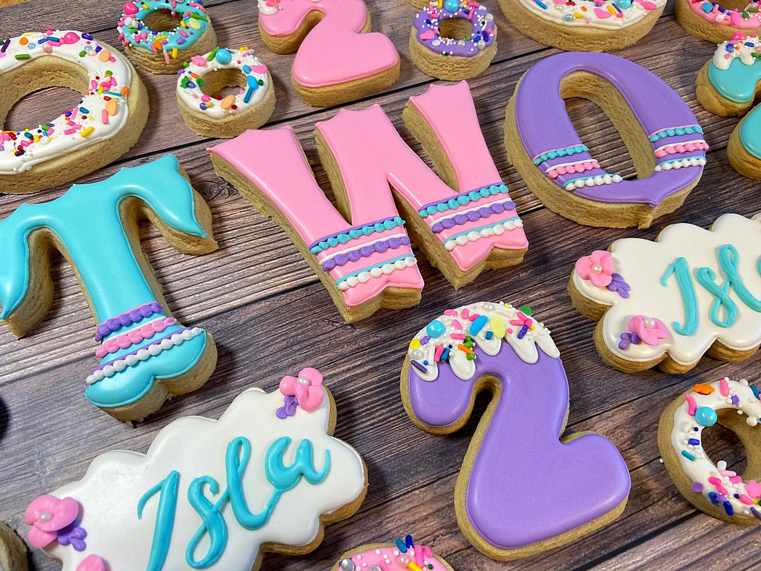 BIRTHDAY HAND DECORATED COOKIES