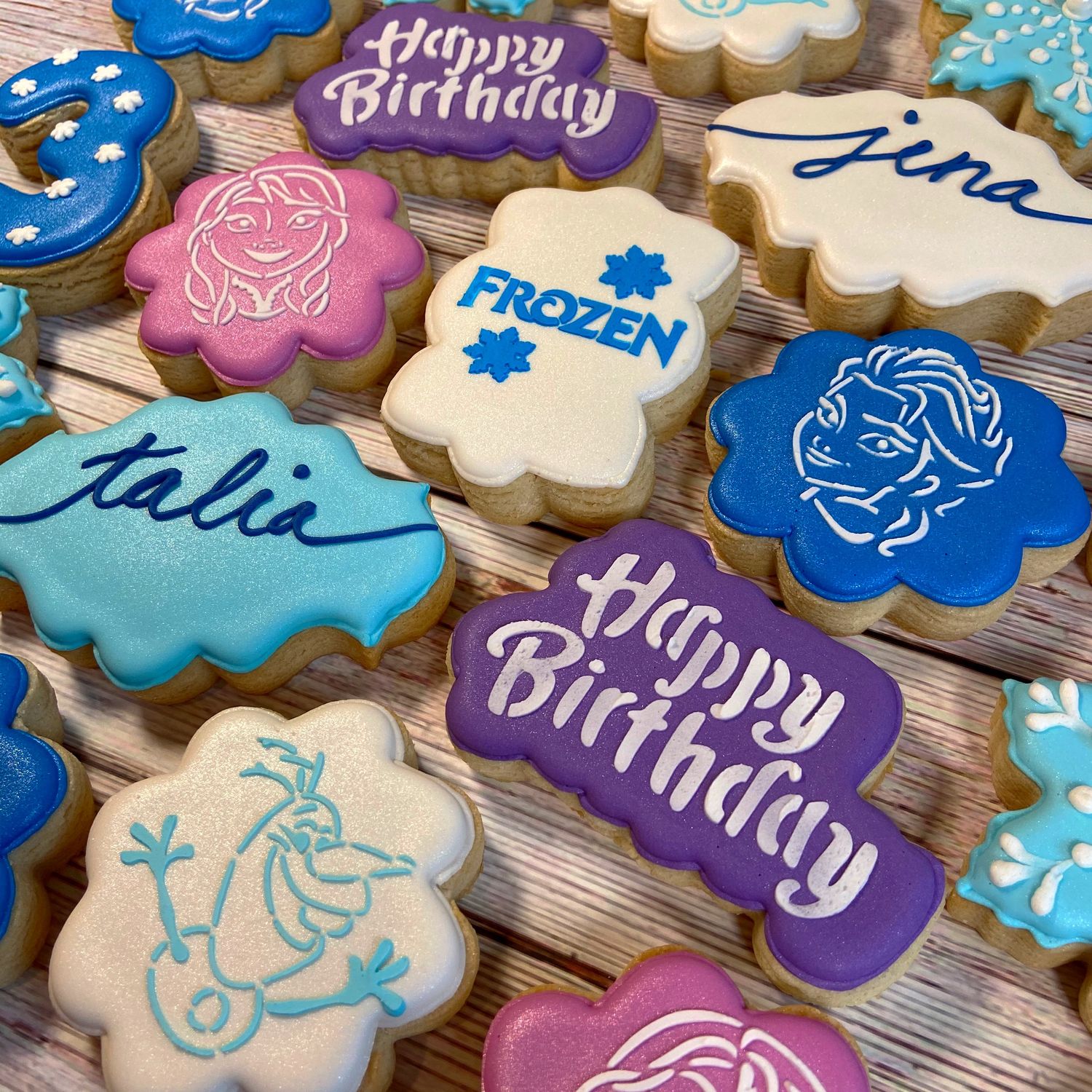 BIRTHDAY HAND DECORATED COOKIES