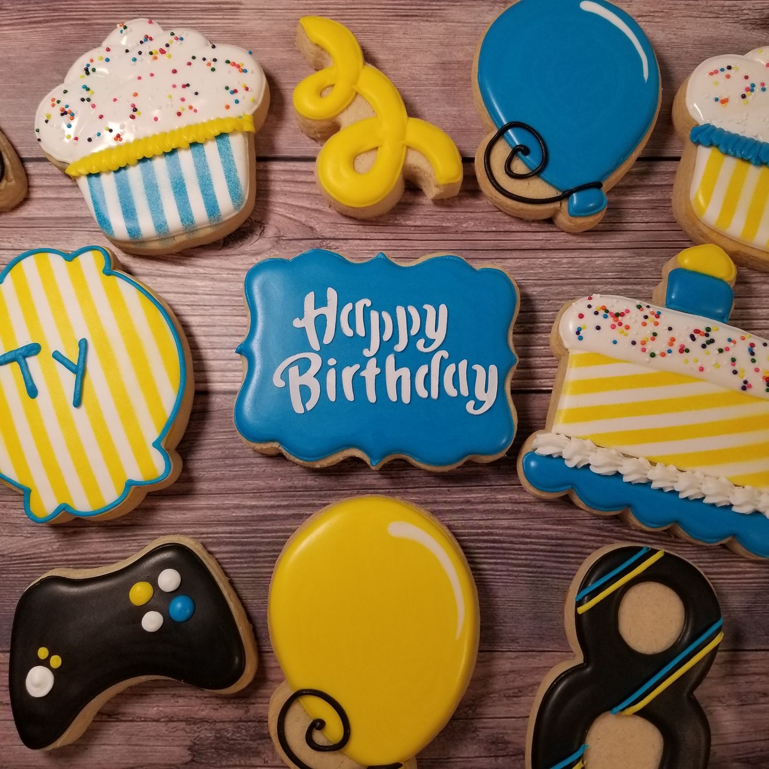 BIRTHDAY HAND DECORATED COOKIES