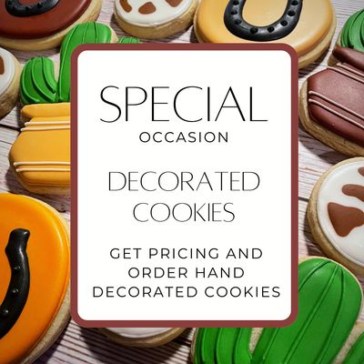 SPECIAL OCCASION DECORATED COOKIES