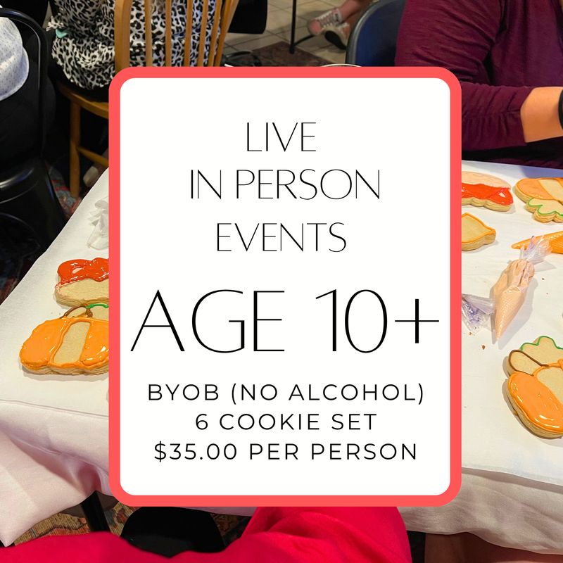 LIVE IN PERSON EVENTS - CHILDREN 10+