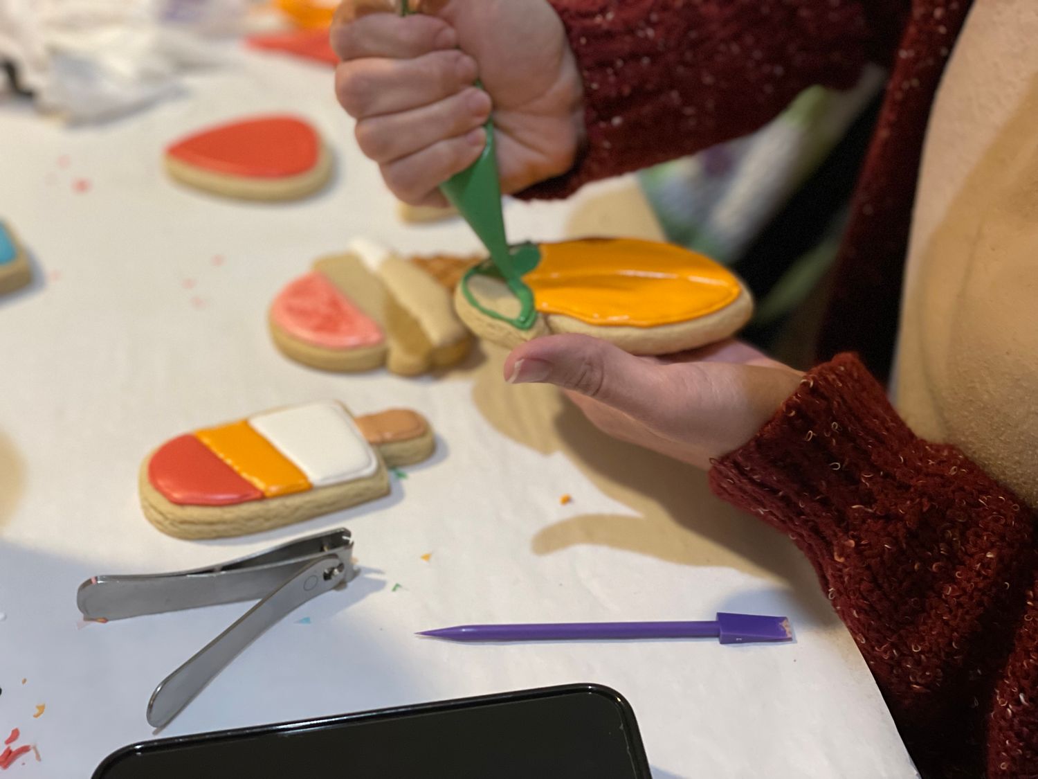 SWEATER WEATHER Cookie Decorating Workshop - SATURDAY, Oct 17th at 6 pm