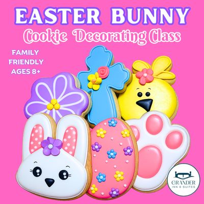 EASTER BUNNY Cookie Decorating Workshop - SUNDAY, MARCH 29th at 4 p.m. (TYLER)