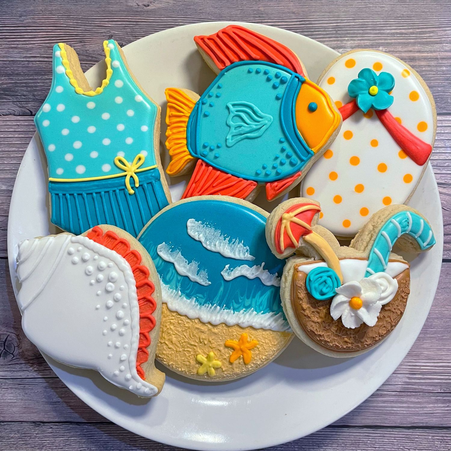 TROPICAL BEACH SET (Dozen)