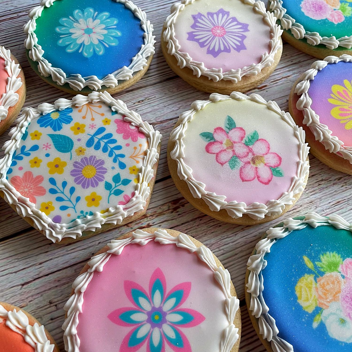 CUSTOM SHAPE EDIBLE IMAGE COOKIES (Dozen)