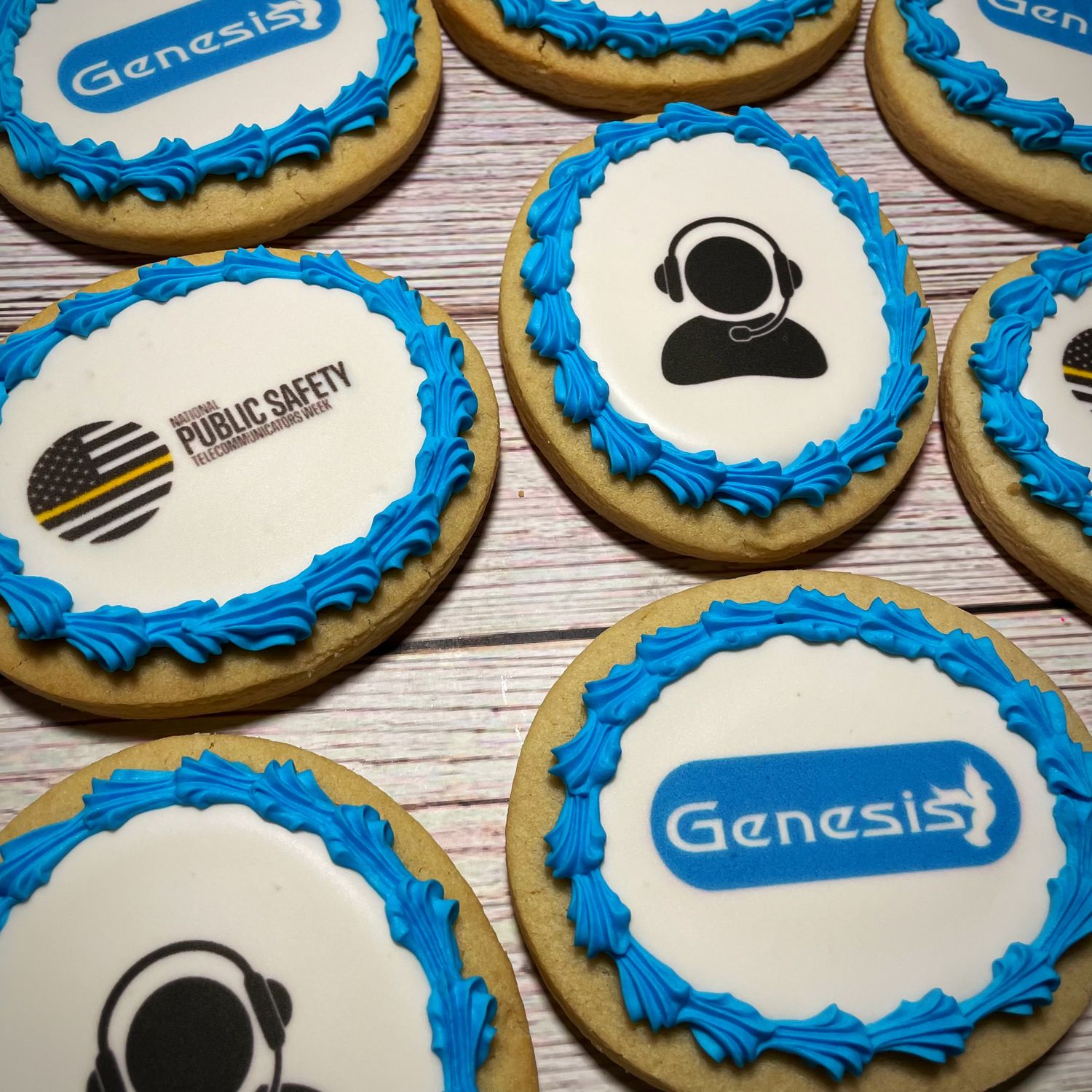 CUSTOM SHAPE EDIBLE IMAGE COOKIES (Dozen)