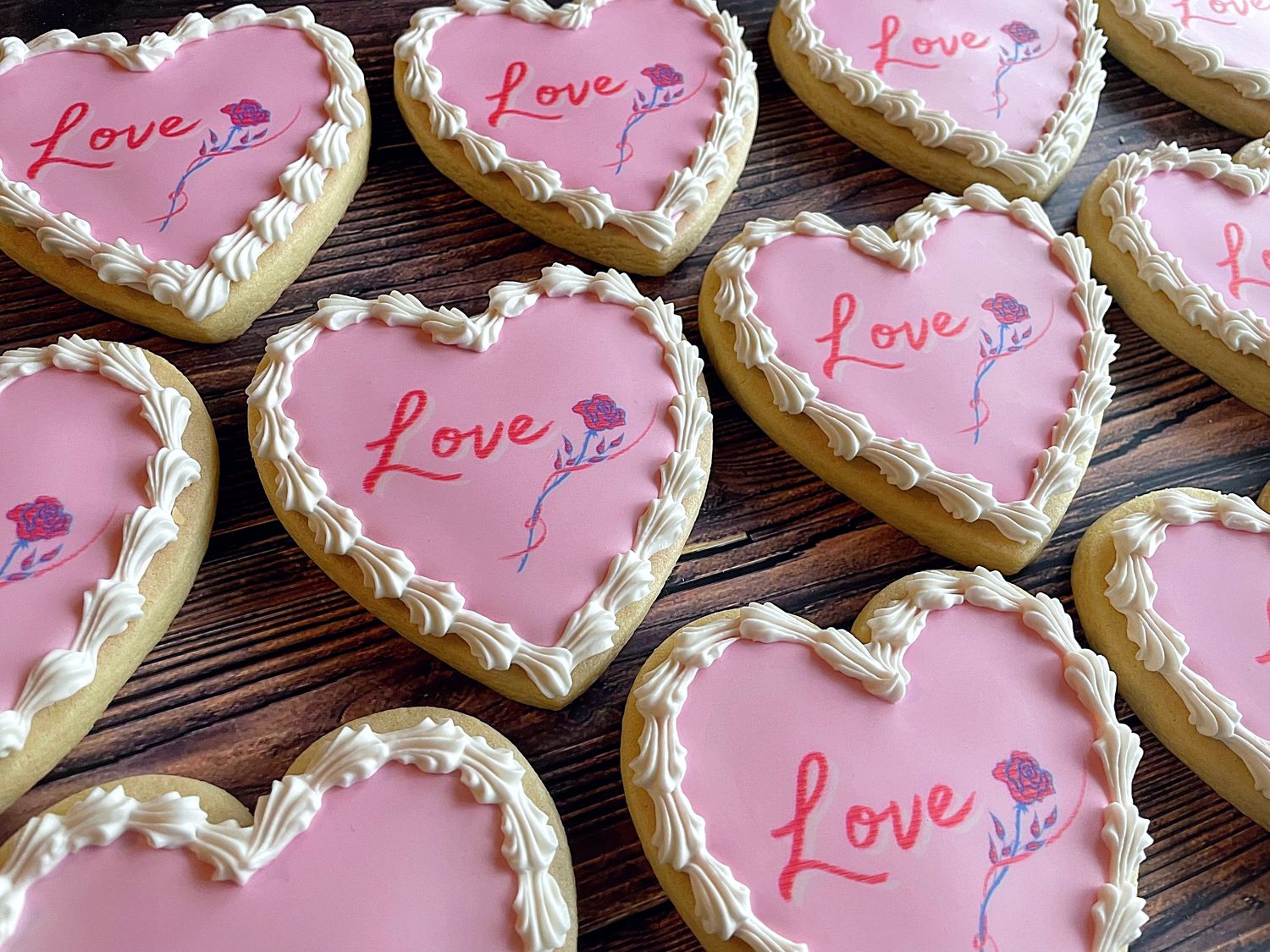 CUSTOM SHAPE EDIBLE IMAGE COOKIES (Dozen)