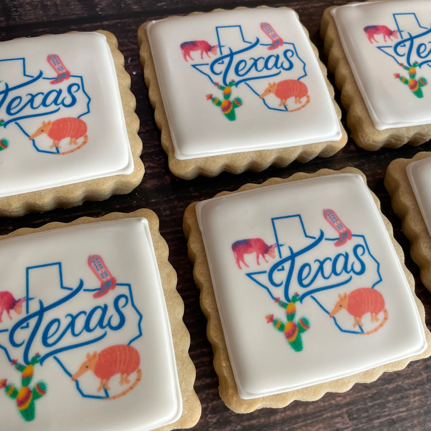 SQUARE EDIBLE IMAGE COOKIES (Dozen)