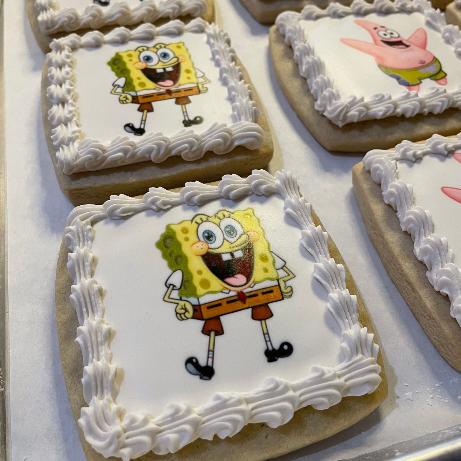 SQUARE EDIBLE IMAGE COOKIES (Dozen)