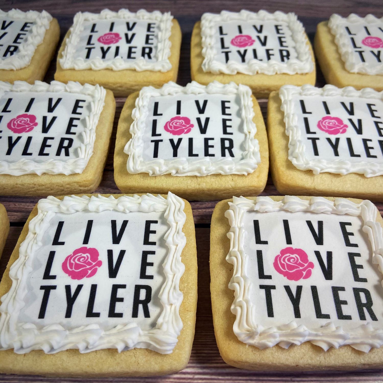 SQUARE EDIBLE IMAGE COOKIES (Dozen)