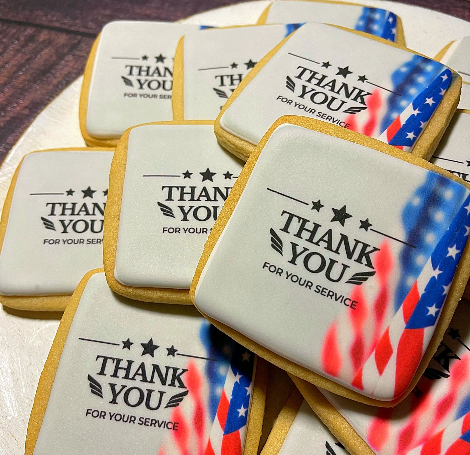 SQUARE EDIBLE IMAGE COOKIES (Dozen)