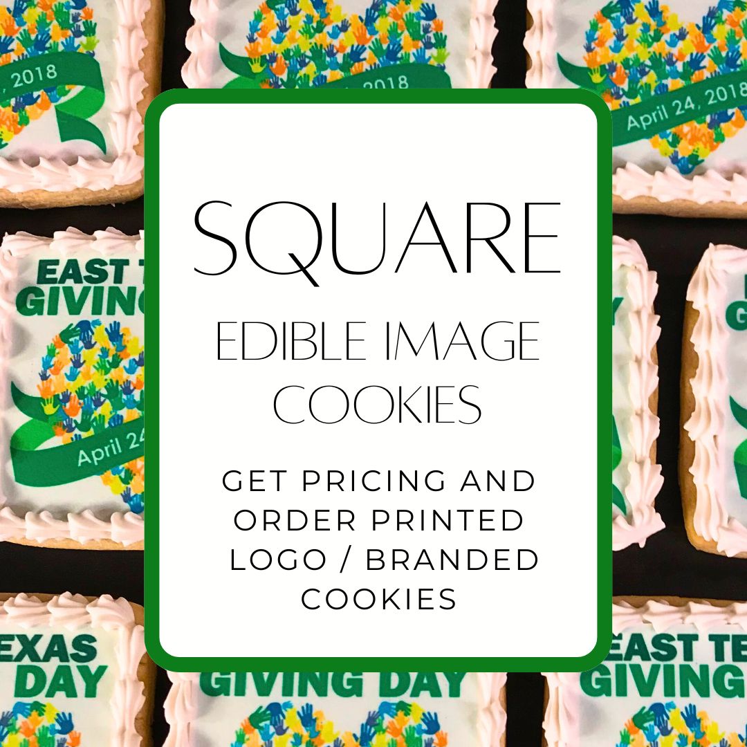 SQUARE EDIBLE IMAGE COOKIES (Dozen)