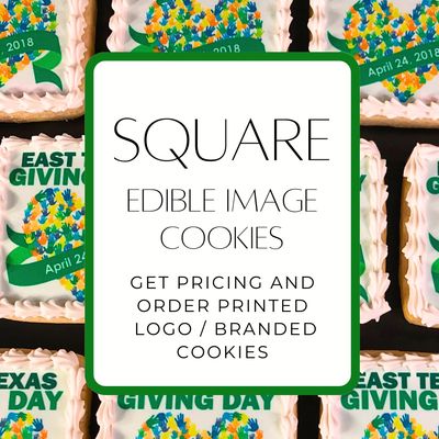 SQUARE EDIBLE IMAGE COOKIES (Dozen)
