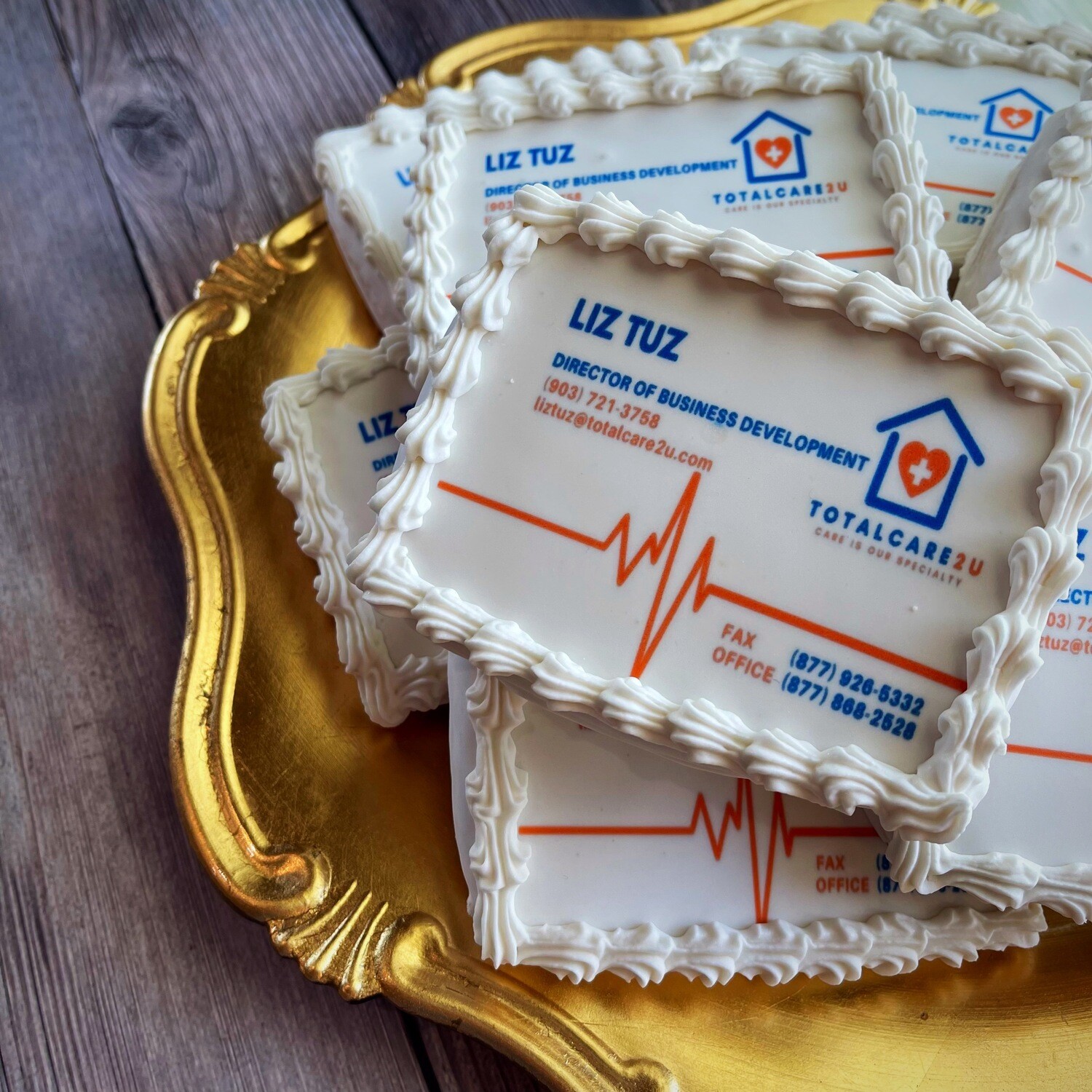 RECTANGLE EDIBLE IMAGE COOKIES (Dozen)