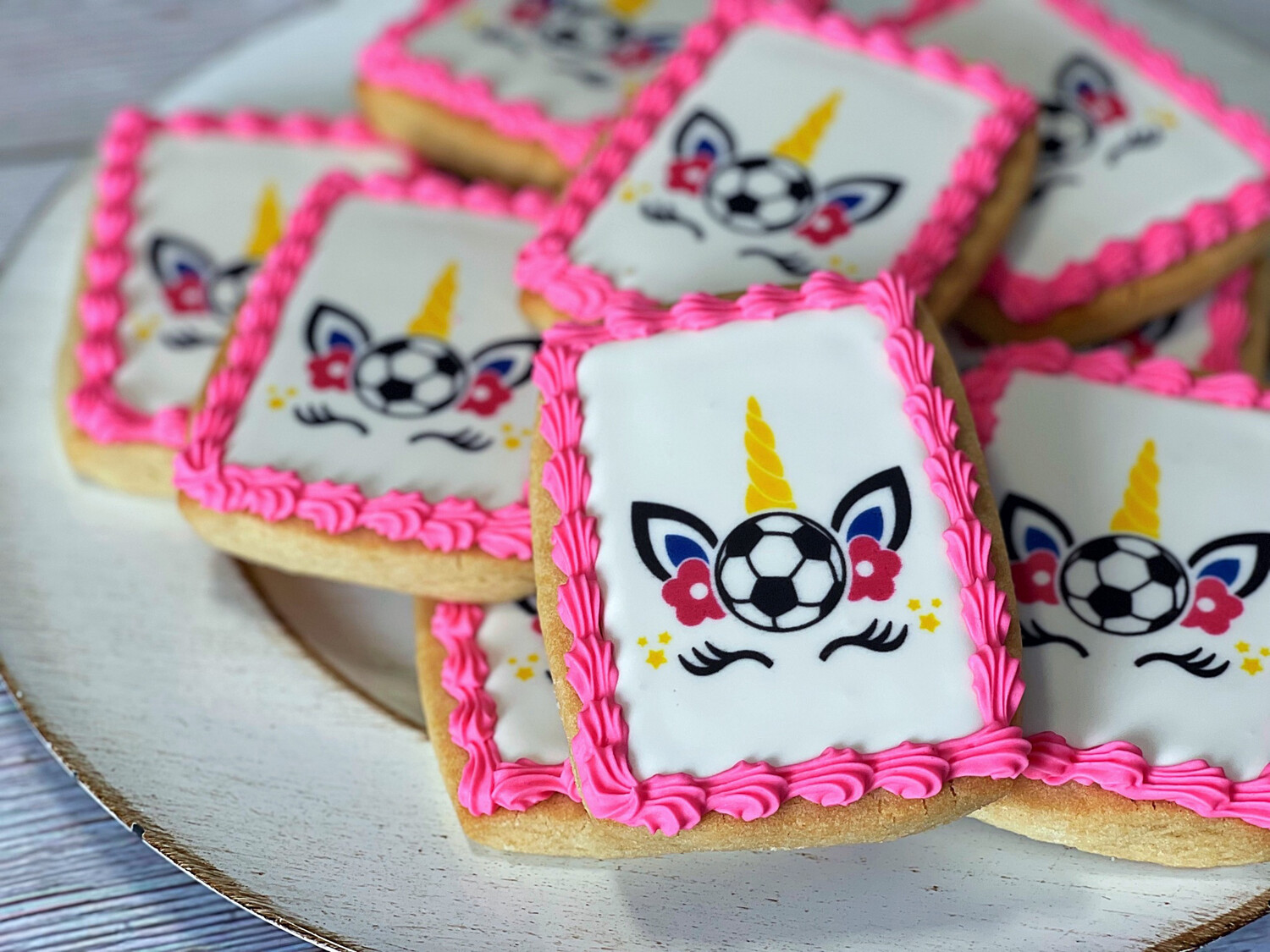 RECTANGLE EDIBLE IMAGE COOKIES (Dozen)