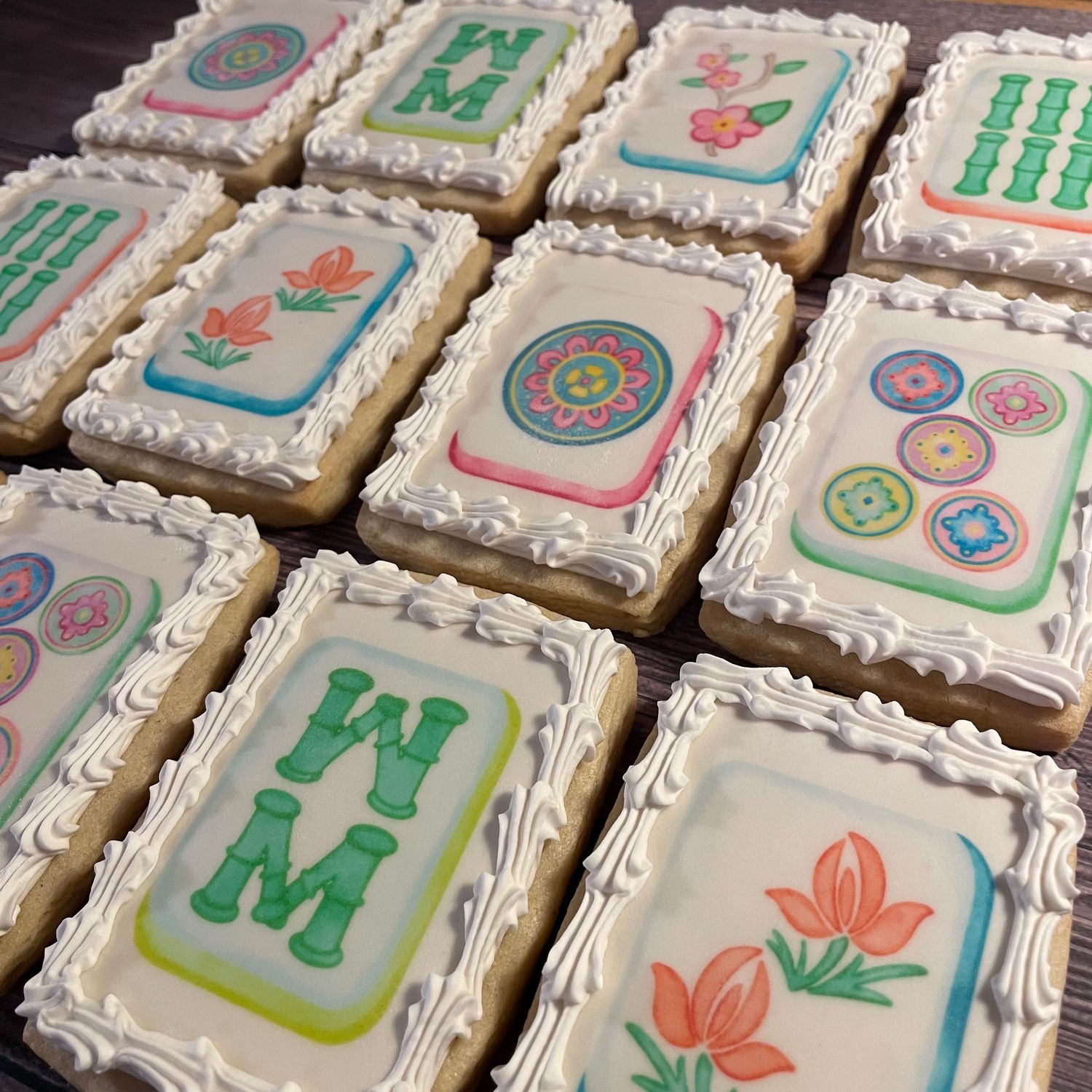 RECTANGLE EDIBLE IMAGE COOKIES (Dozen)