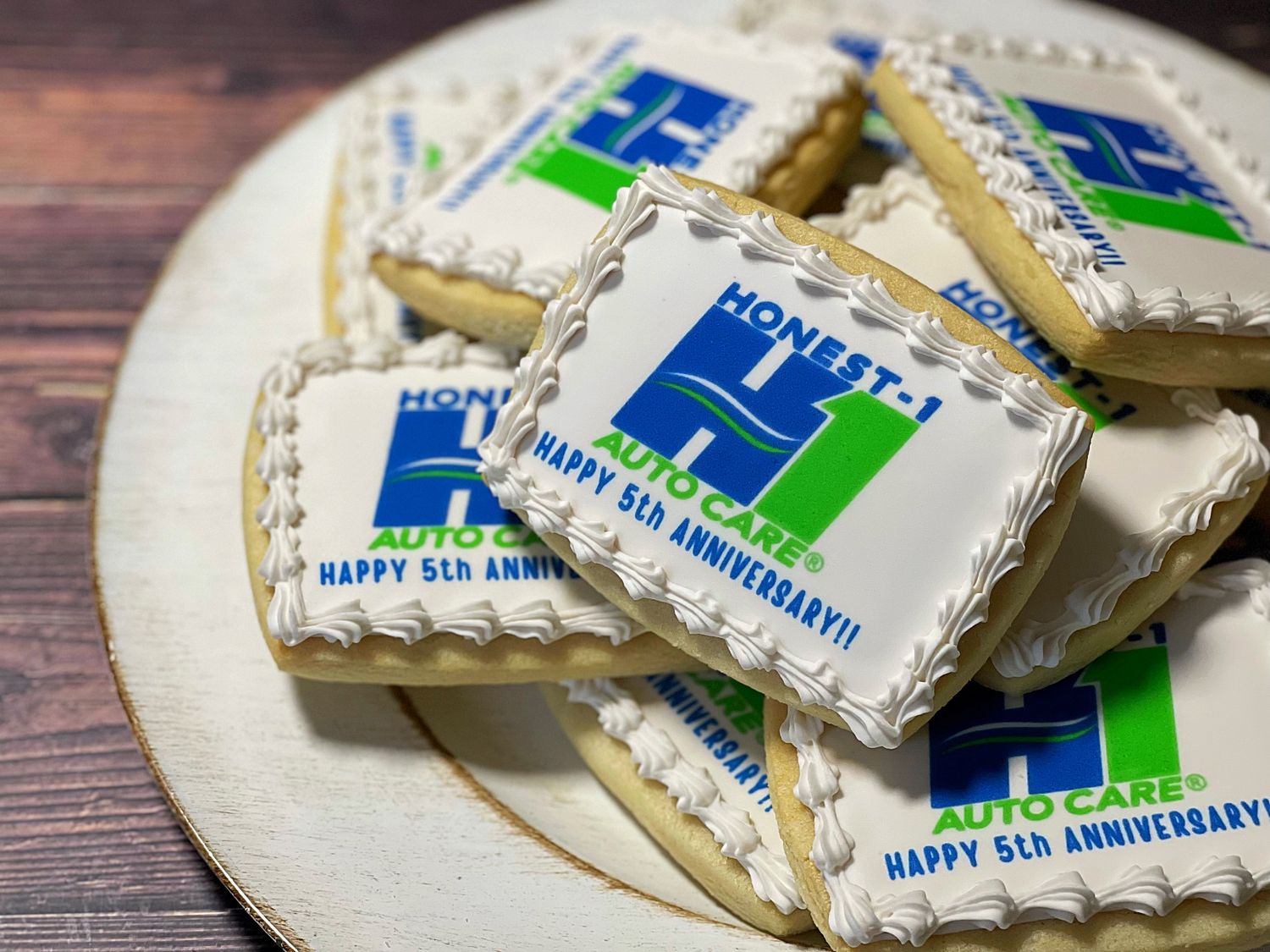 RECTANGLE EDIBLE IMAGE COOKIES (Dozen)