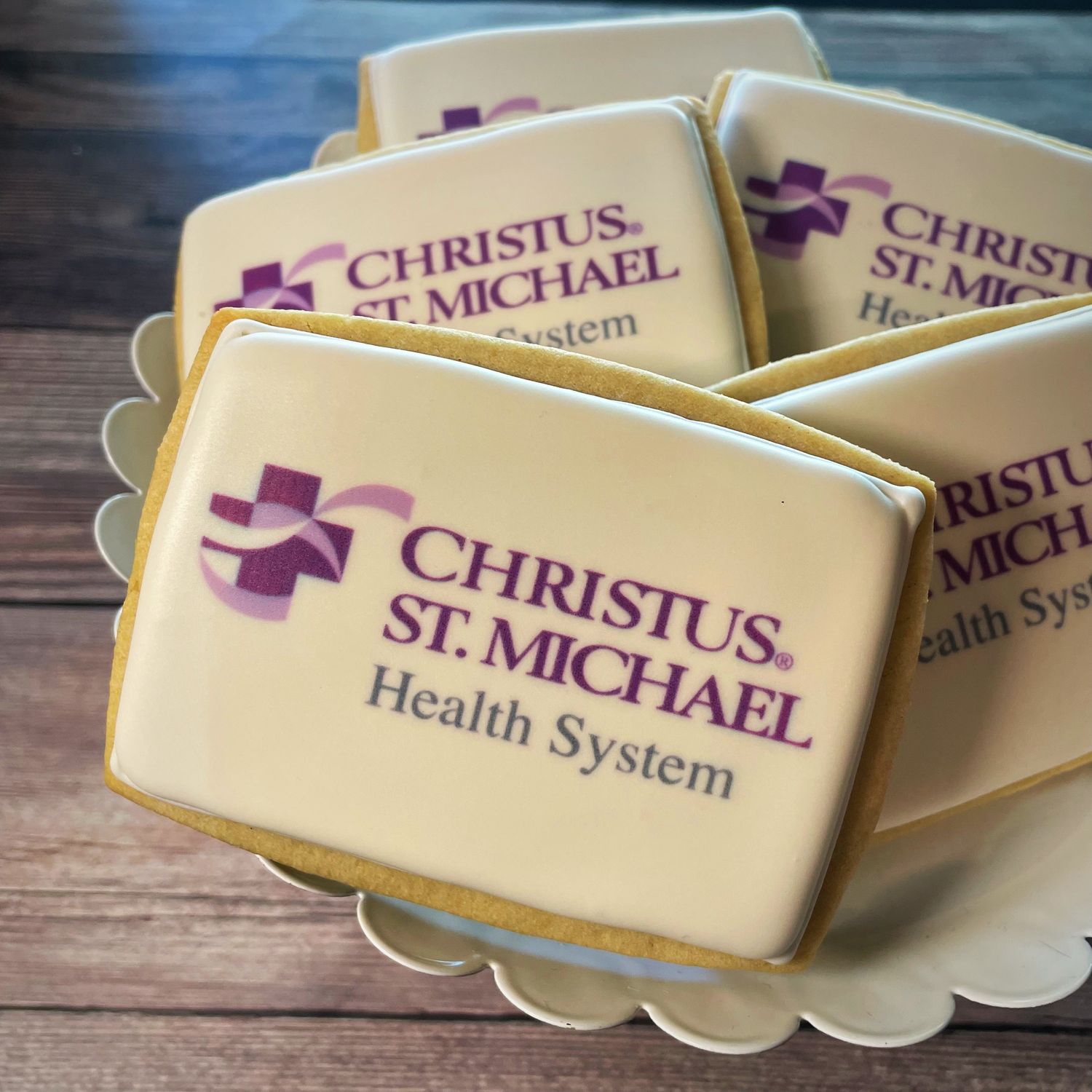 RECTANGLE EDIBLE IMAGE COOKIES (Dozen)