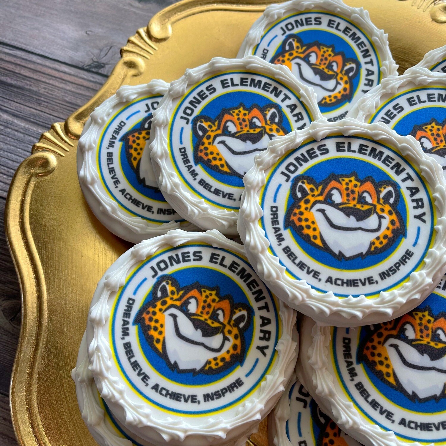 ROUND EDIBLE IMAGE COOKIES (Dozen)