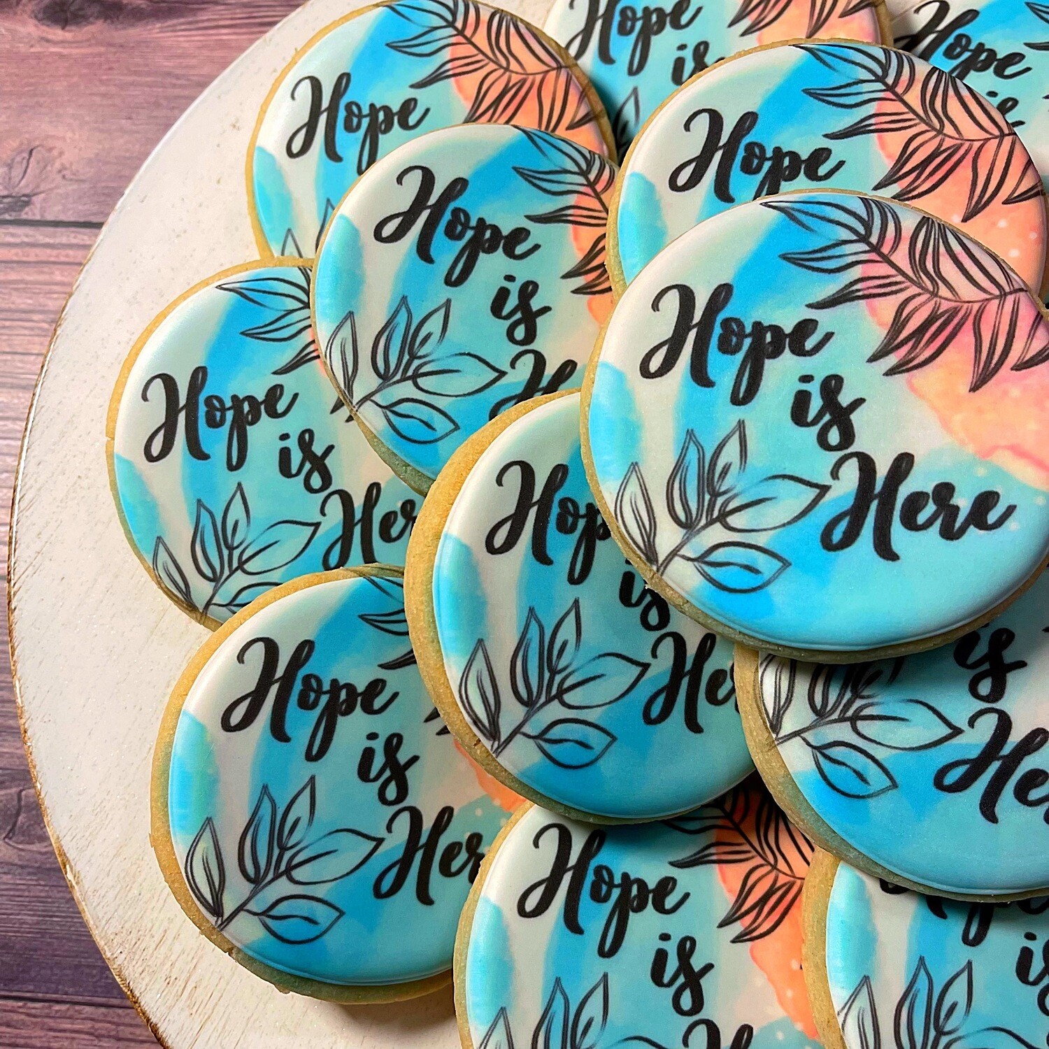 ROUND EDIBLE IMAGE COOKIES (Dozen)