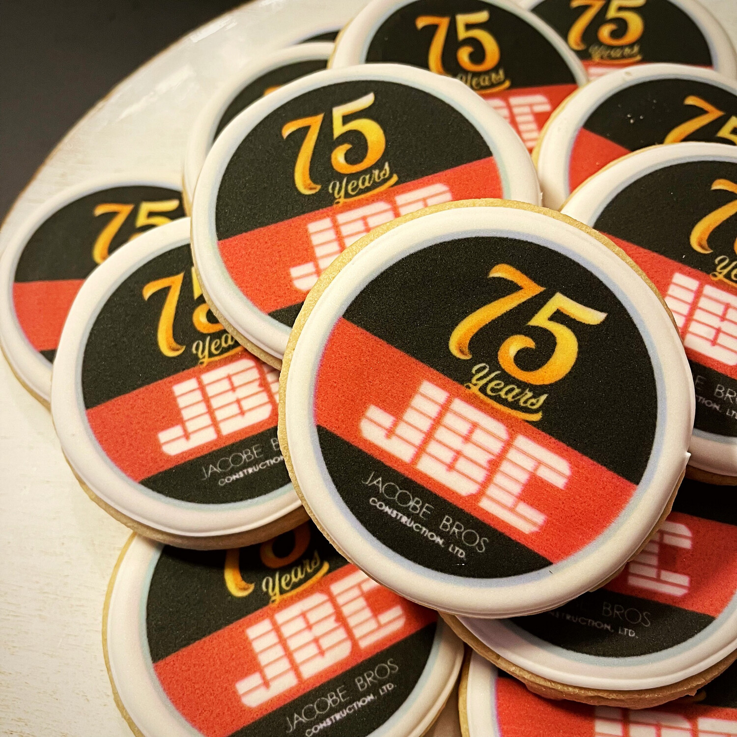 ROUND EDIBLE IMAGE COOKIES (Dozen)