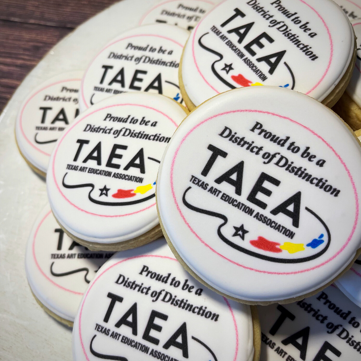 ROUND EDIBLE IMAGE COOKIES (Dozen)