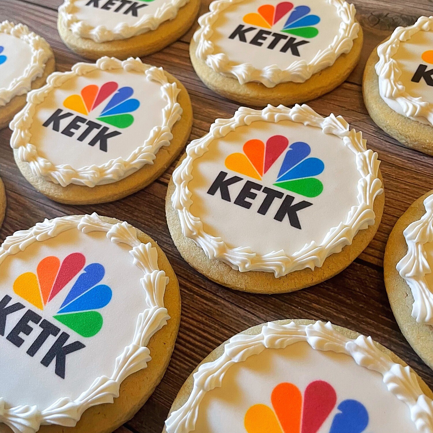 ROUND EDIBLE IMAGE COOKIES (Dozen)