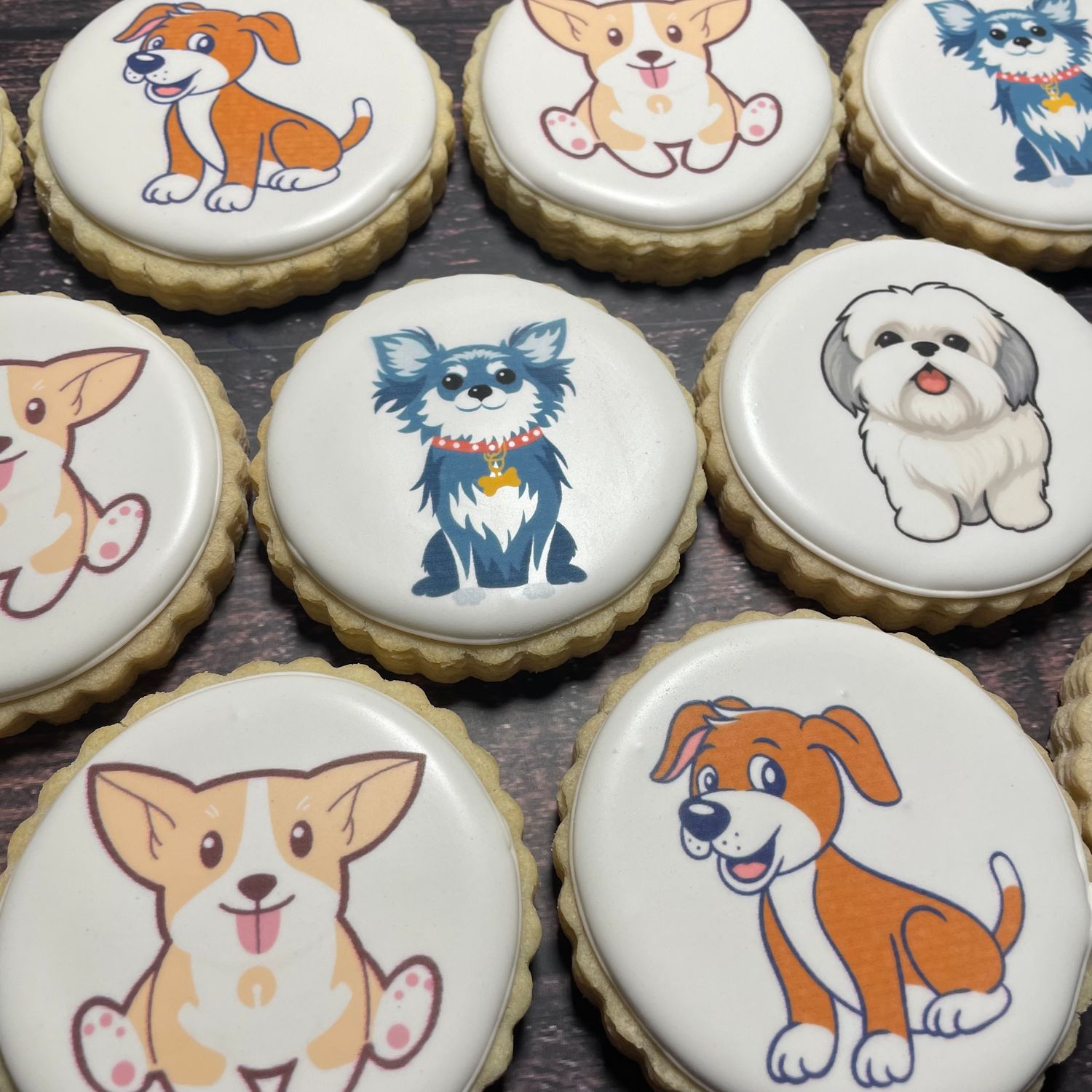 ROUND EDIBLE IMAGE COOKIES (Dozen)