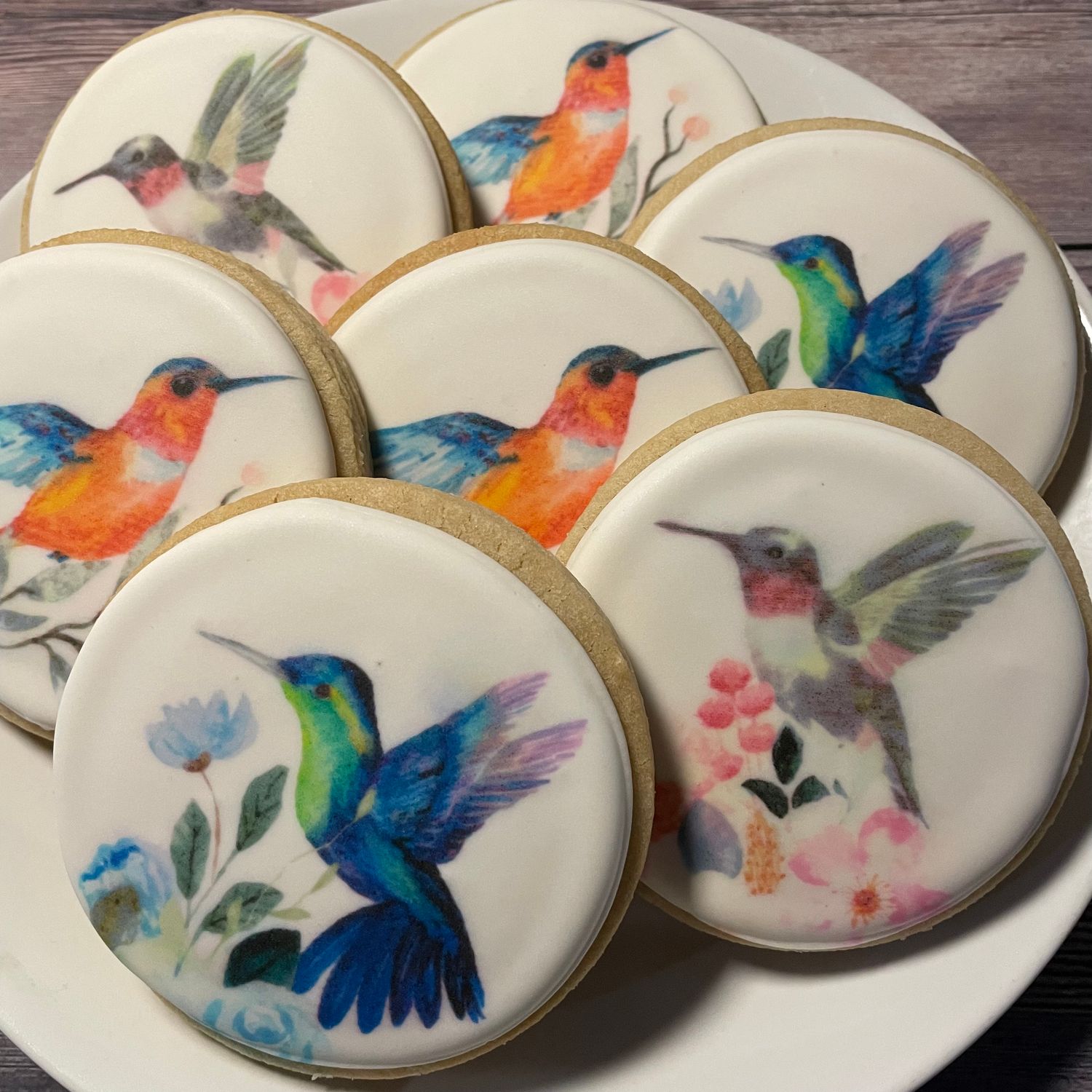 ROUND EDIBLE IMAGE COOKIES (Dozen)