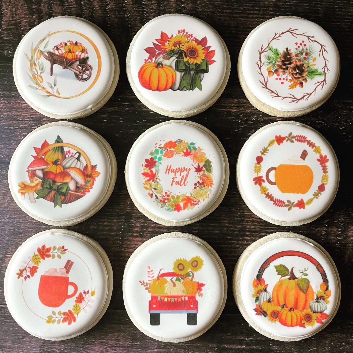 ROUND EDIBLE IMAGE COOKIES (Dozen)