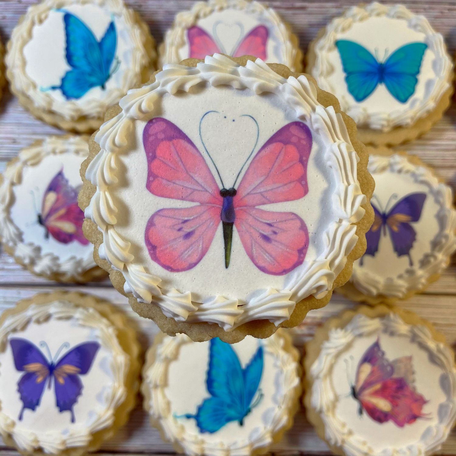 ROUND EDIBLE IMAGE COOKIES (Dozen)