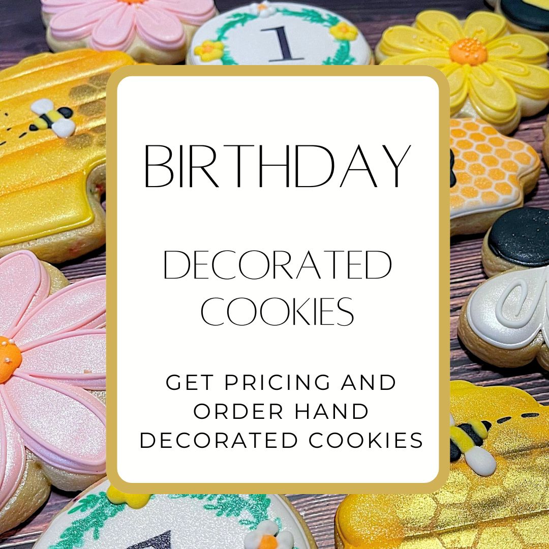 BIRTHDAY HAND DECORATED COOKIES