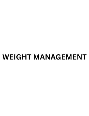 WEIGHT MANAGEMENT