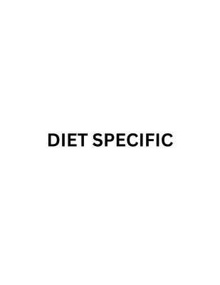 DIET SPECIFIC