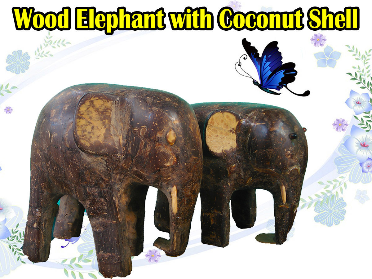 Handy Craft Wood Elephant