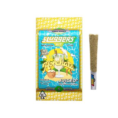Coconut Horchata 3.5g Hash &amp; Liquid Diamonds Infused Joints 5-pack | Sluggers Hit