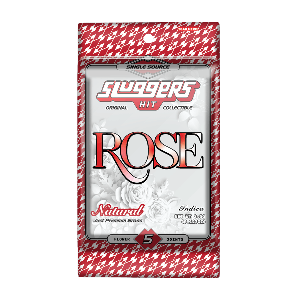 Rose 3.5g Hash &amp; Liquid Diamonds Infused Joints 5-pack | Sluggers Hit