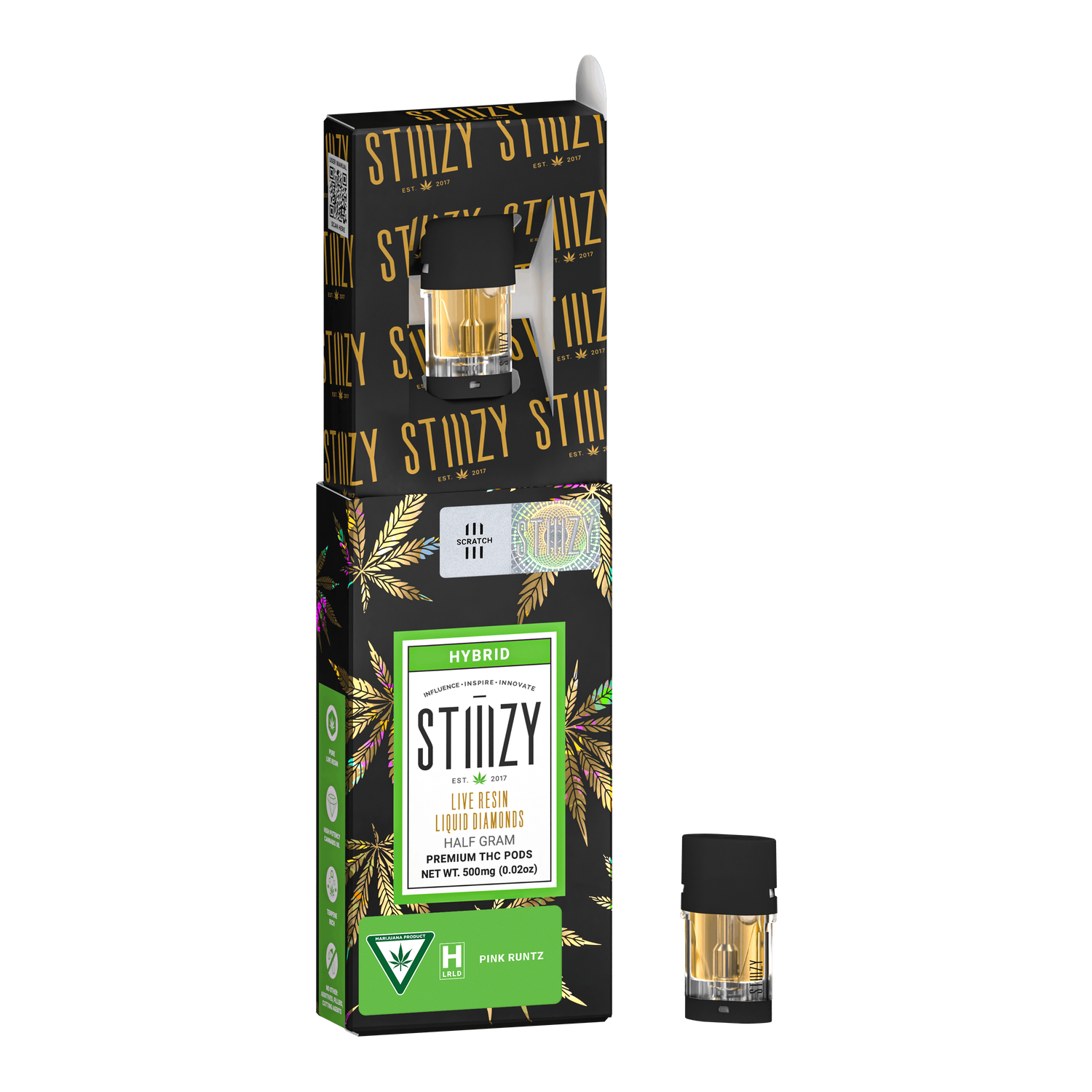 Pink Runtz .5g Live Resin Liquid Diamonds Pod | STIIIZY