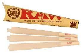 Raw Papers - 3 King Size Cones
