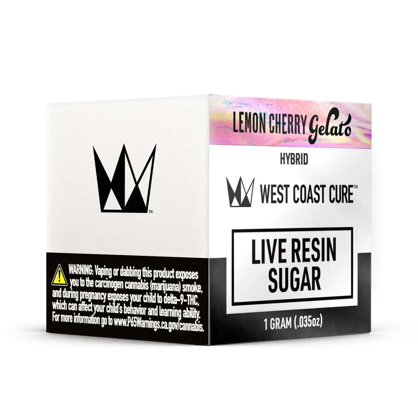 Lemon Cherry Gelato Live Resin Sugar 1g (85.97% THC) | West Coast Cure
