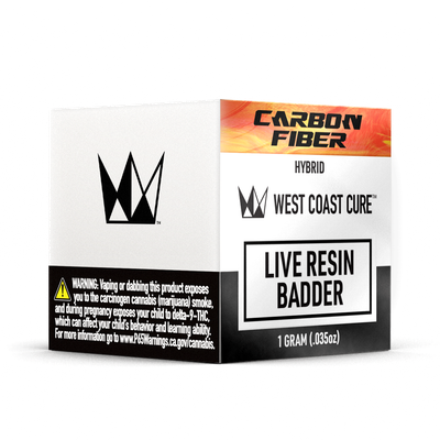 Carbon Fiber Live Resin Badder 1g (69.54% THC) | West Coast Cure