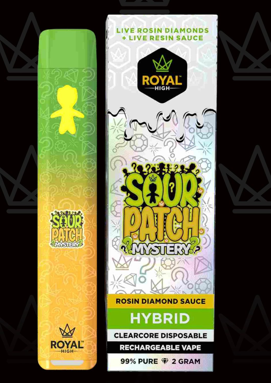 Sour Patch Live Rosin Diamonds + Live Resin Sauce 2G (91.49% THC) | Royal Highness