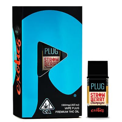 Strawberry Champagne 1g | Premium THC Oil | PlugPlay (84.06% THC)
