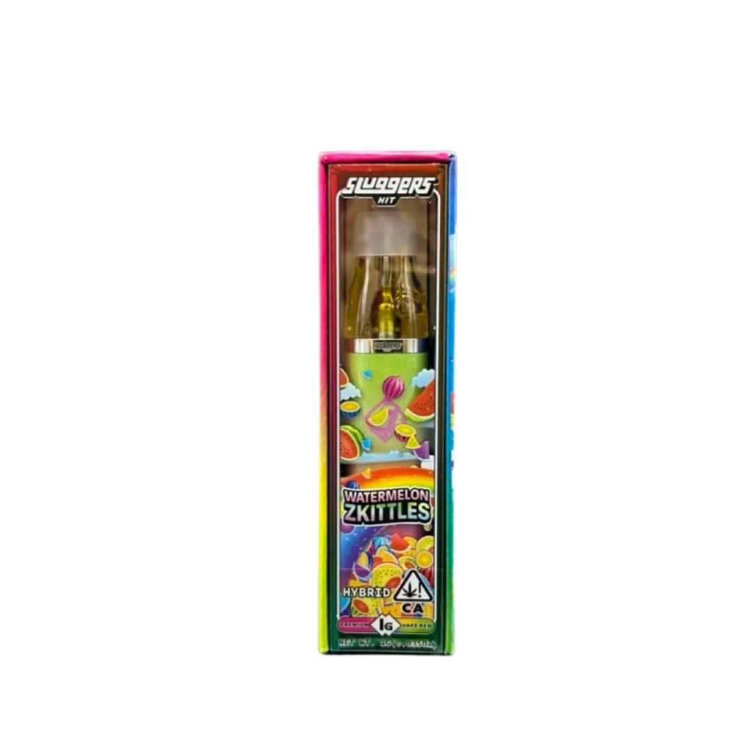 Watermelon Zkittles 2g Live Resin + High Terpene Extract Premium Vape | Sluggers Hit
