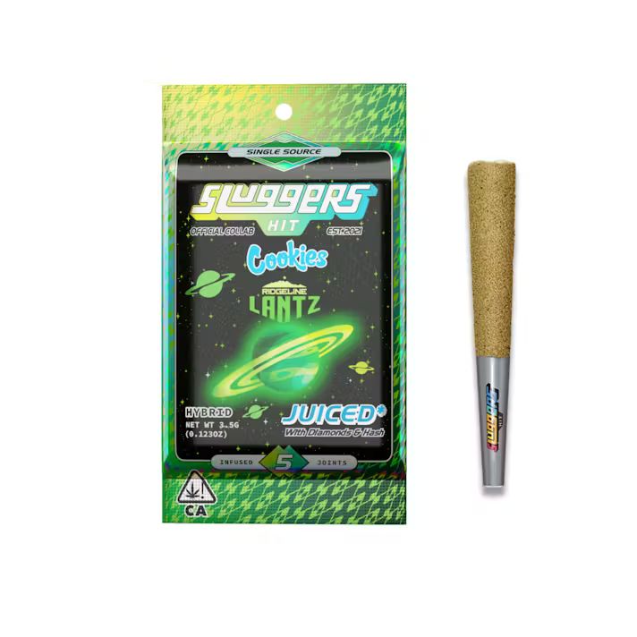Ridgeline Lantz 3.5g Hash &amp; Liquid Diamonds Infused Joints 5-pack | Sluggers Hit x Cookies