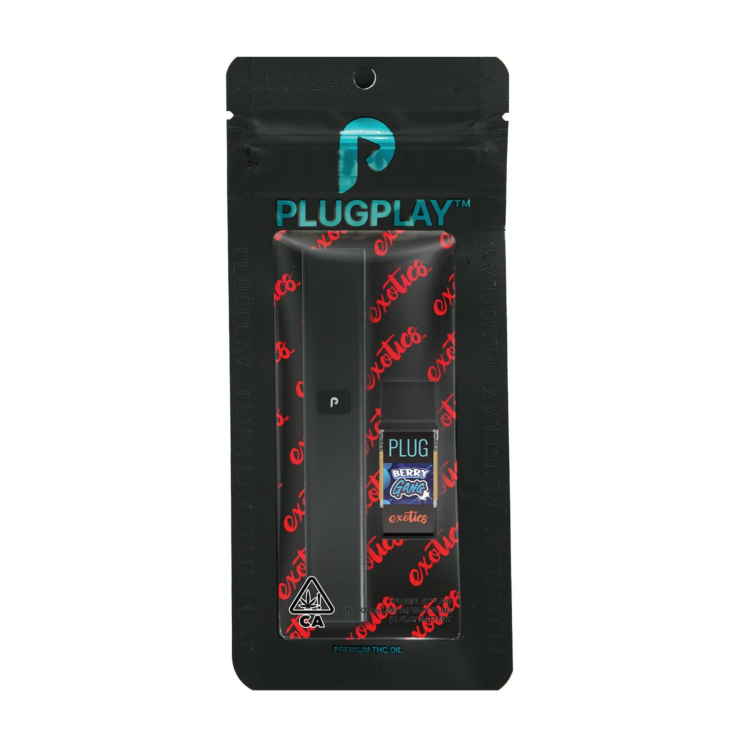 Berry Gang 1g AIO (83.30% THC) | PlugPlay